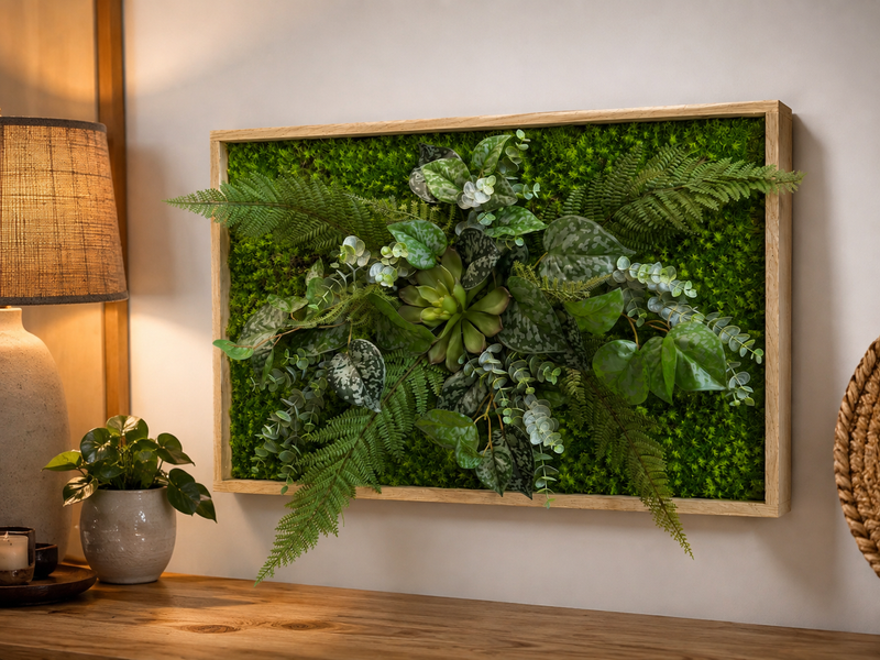 Tableau végétal sur mesure : comment créer une décoration unique adaptée à votre intérieur ?