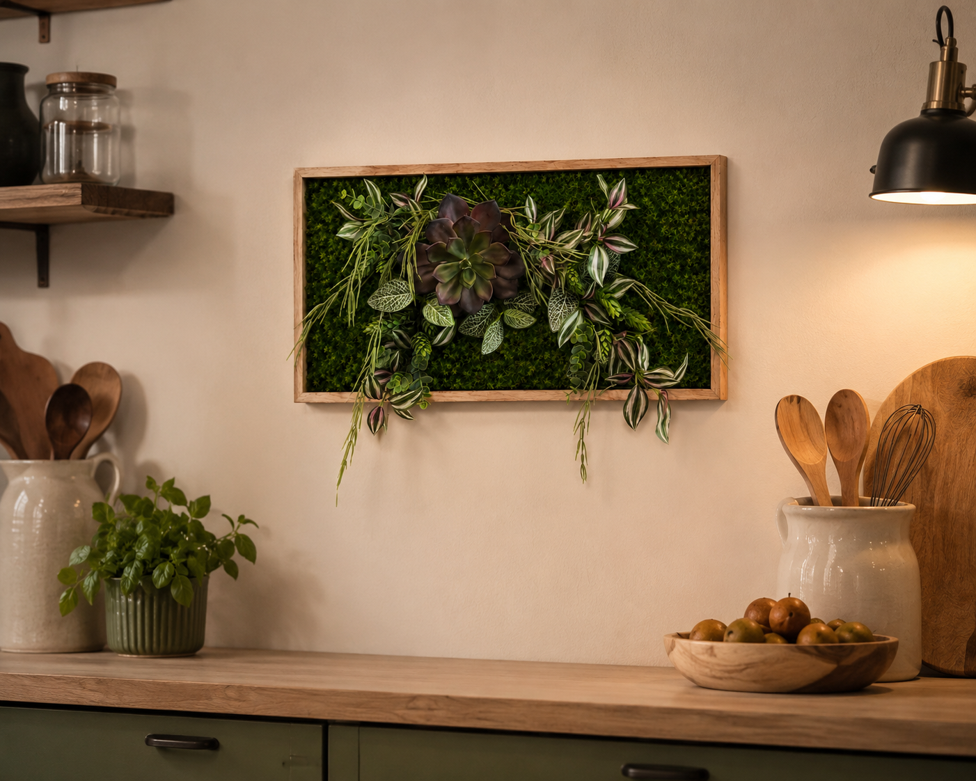 Tableau végétal Ficus 60x30cm