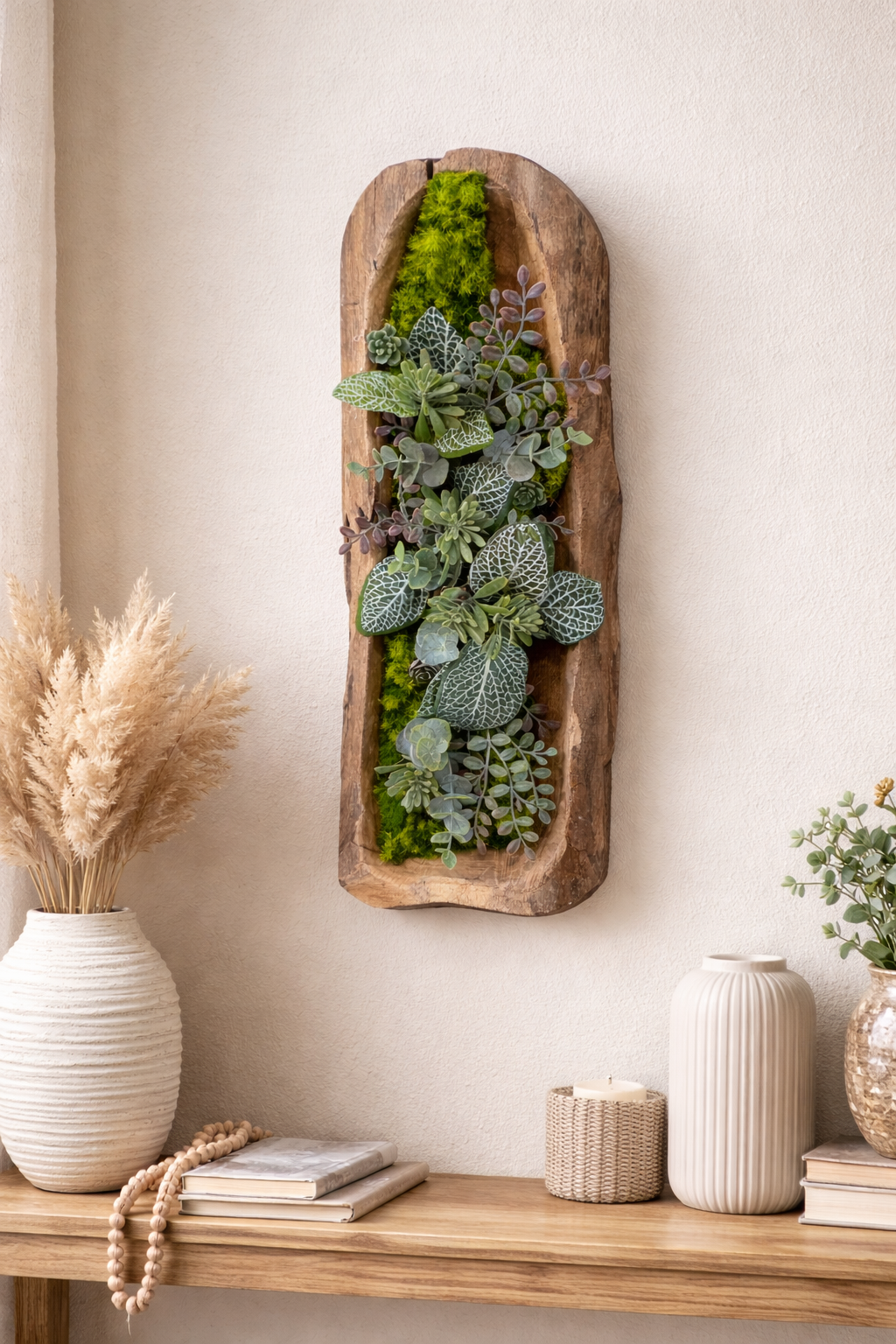 Tableau végétal Salvia 40x16cm