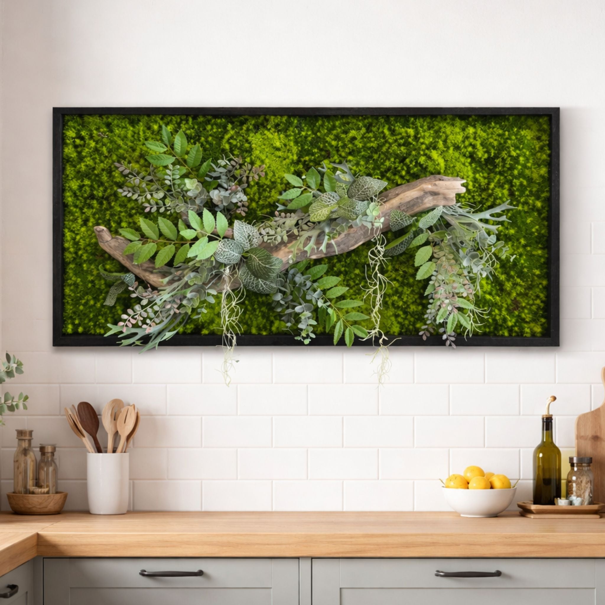 Tableau végétal Celosie 80x40cm