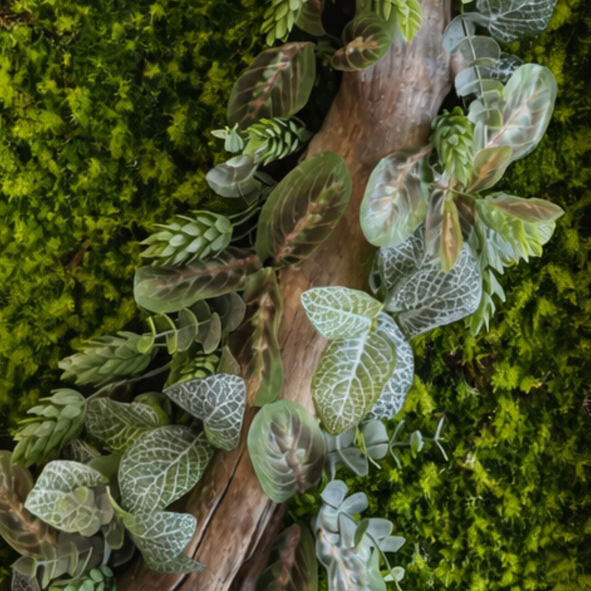 Tableau végétal Heuchère 60x30cm