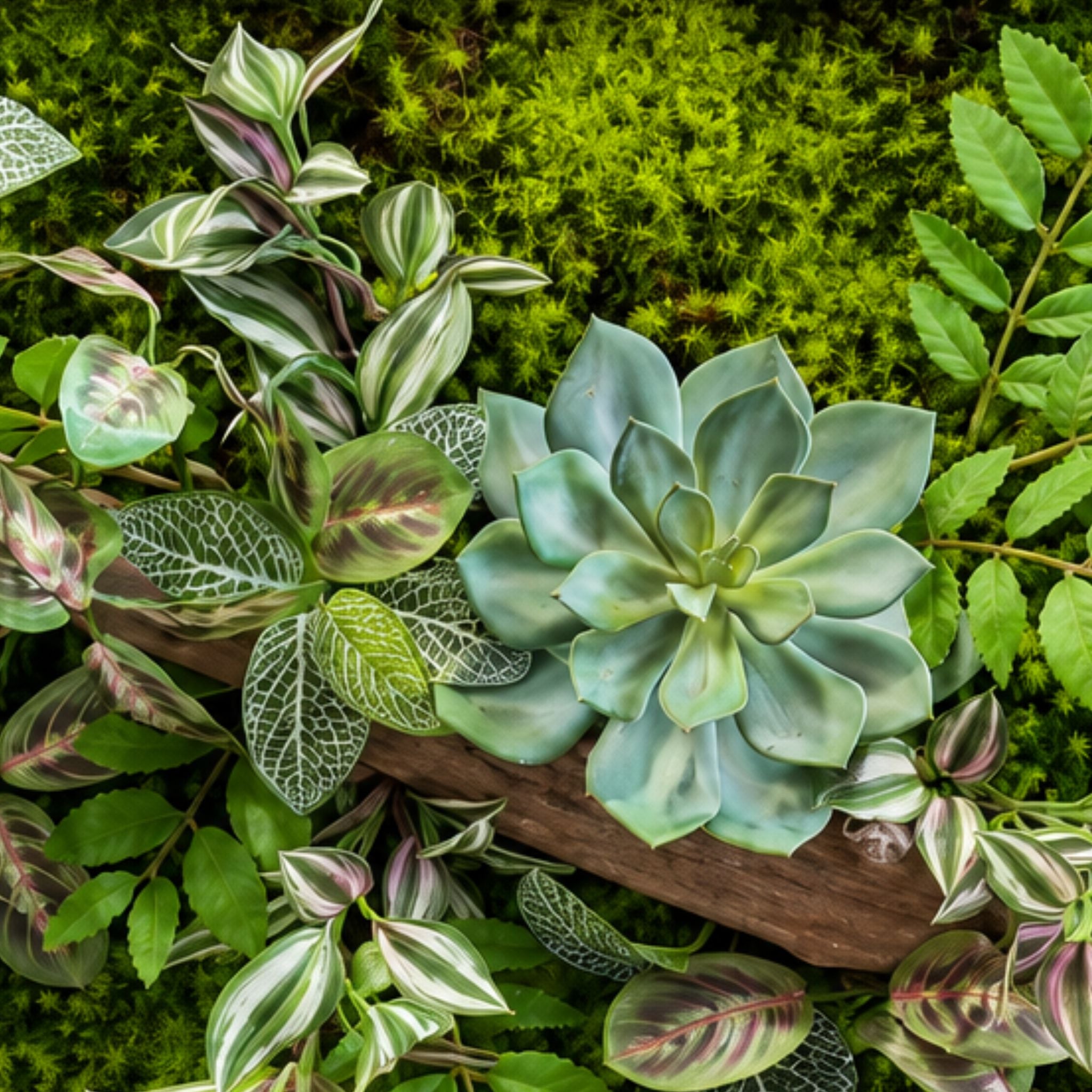 Tableau végétal Limonium 80x40cm