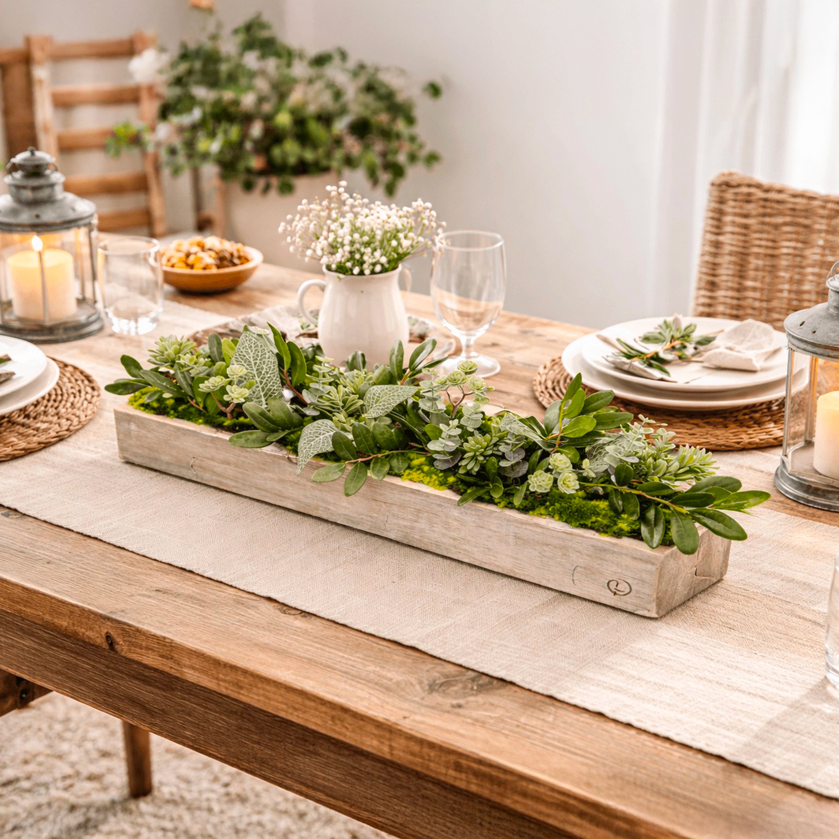 Centre de table Aeonium 10x52cm