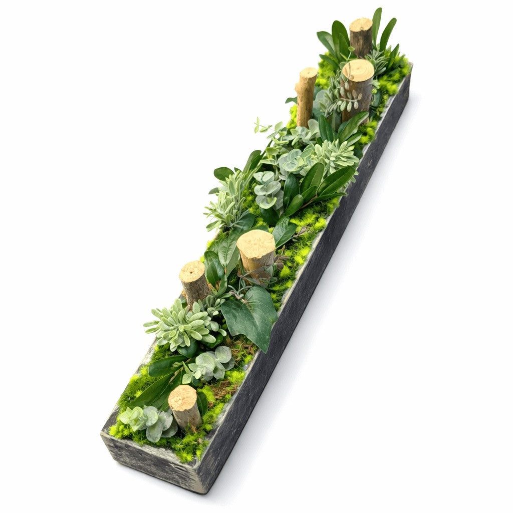 Centre de table Faucaria 10x52cm