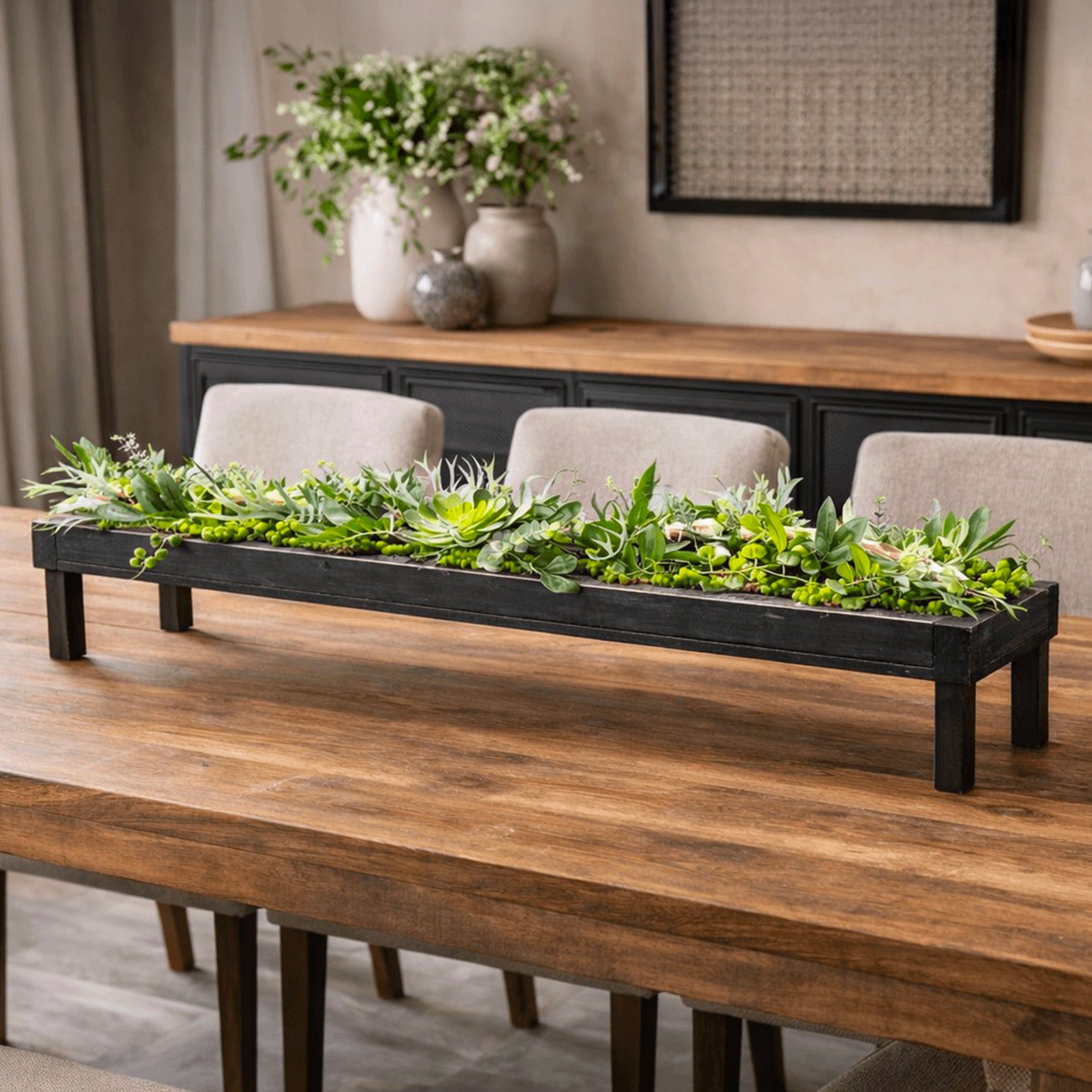 Centre de table Conophytum 95x12cm