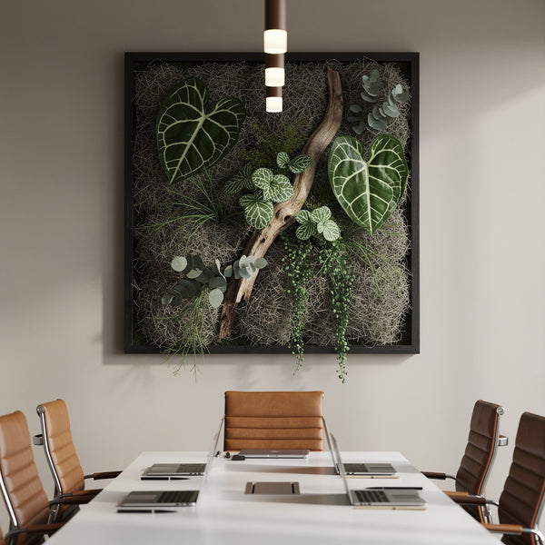 Tableau végétal installé sur la Côte d'Opale