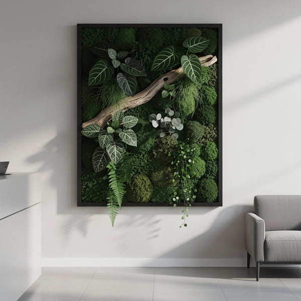 Tableau végétal installé sur la Côte d'Opale