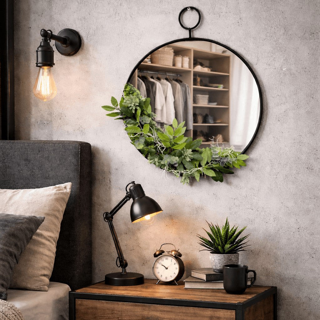 Miroir végétal Camélia 40cm