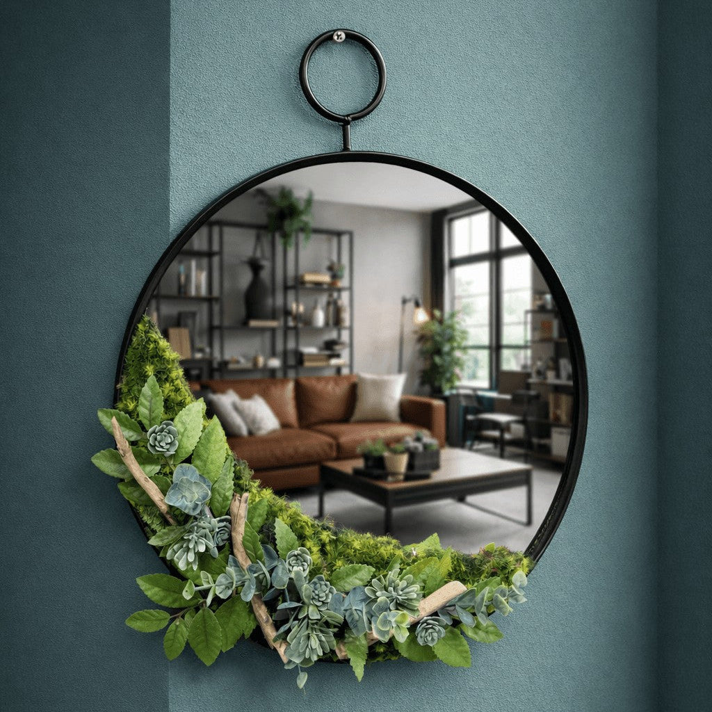 Miroir végétal Jasmin 31cm
