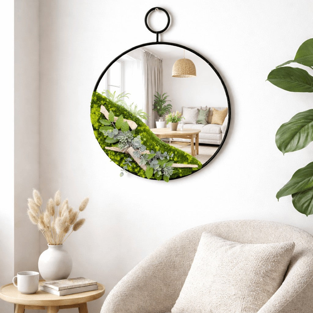 Miroir végétal Lilas 40cm