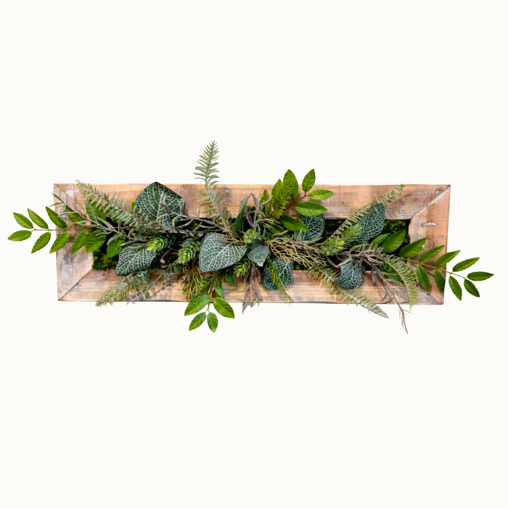 Tableau Végétal Alocasia 53x17cm