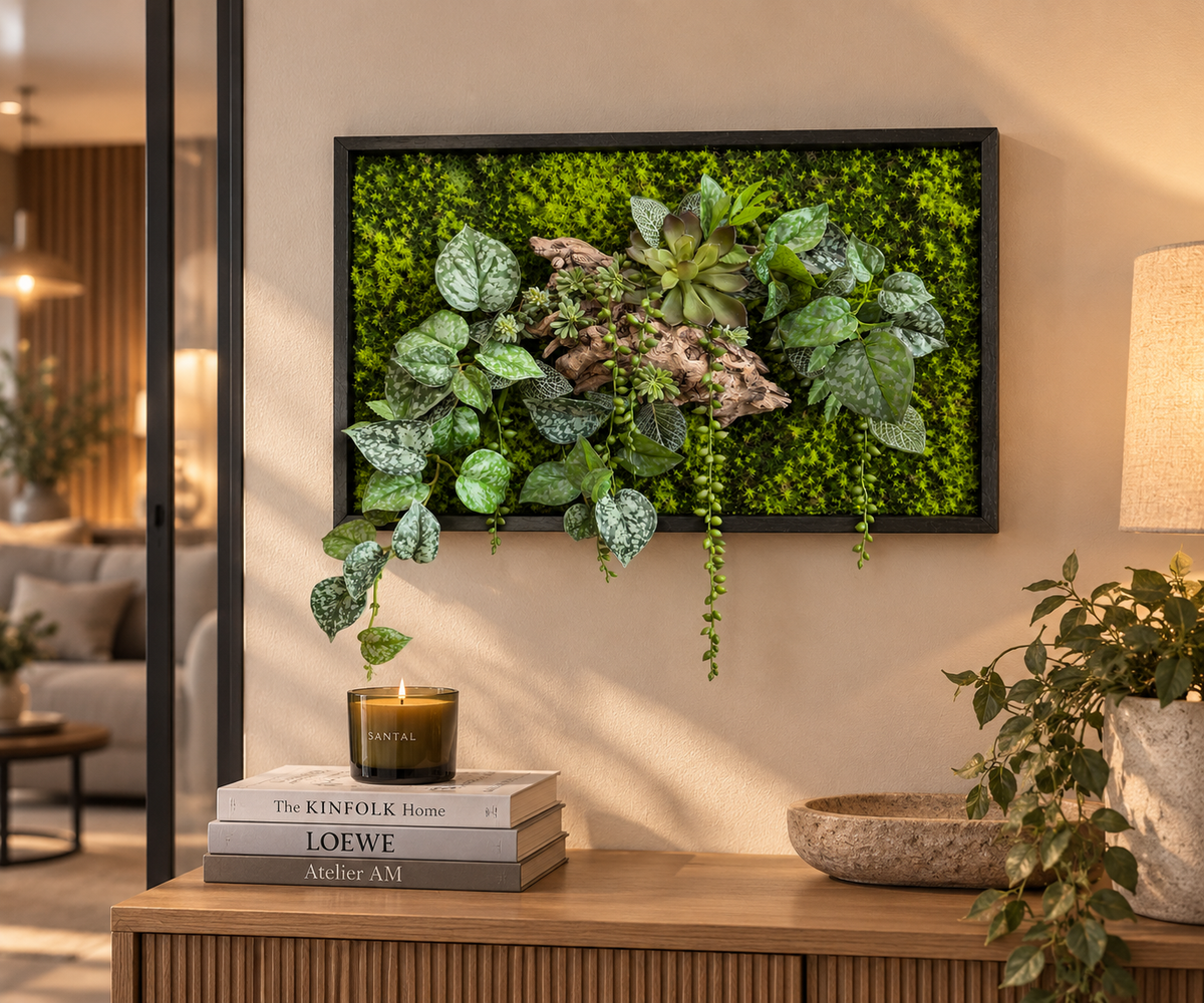 Tableau végétal Calathea 60x40cm