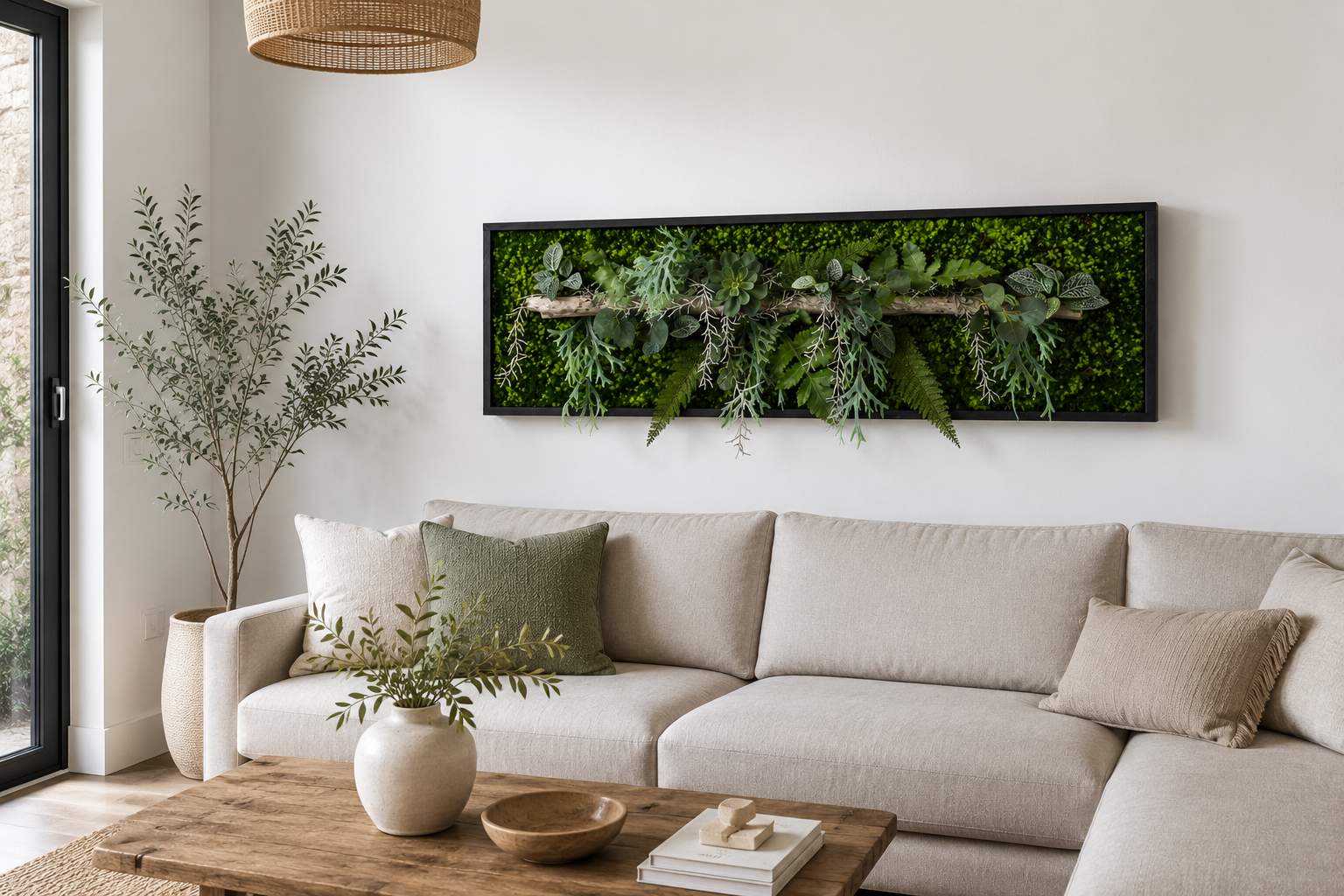 Tableau végétal Catopsis 110x40cm