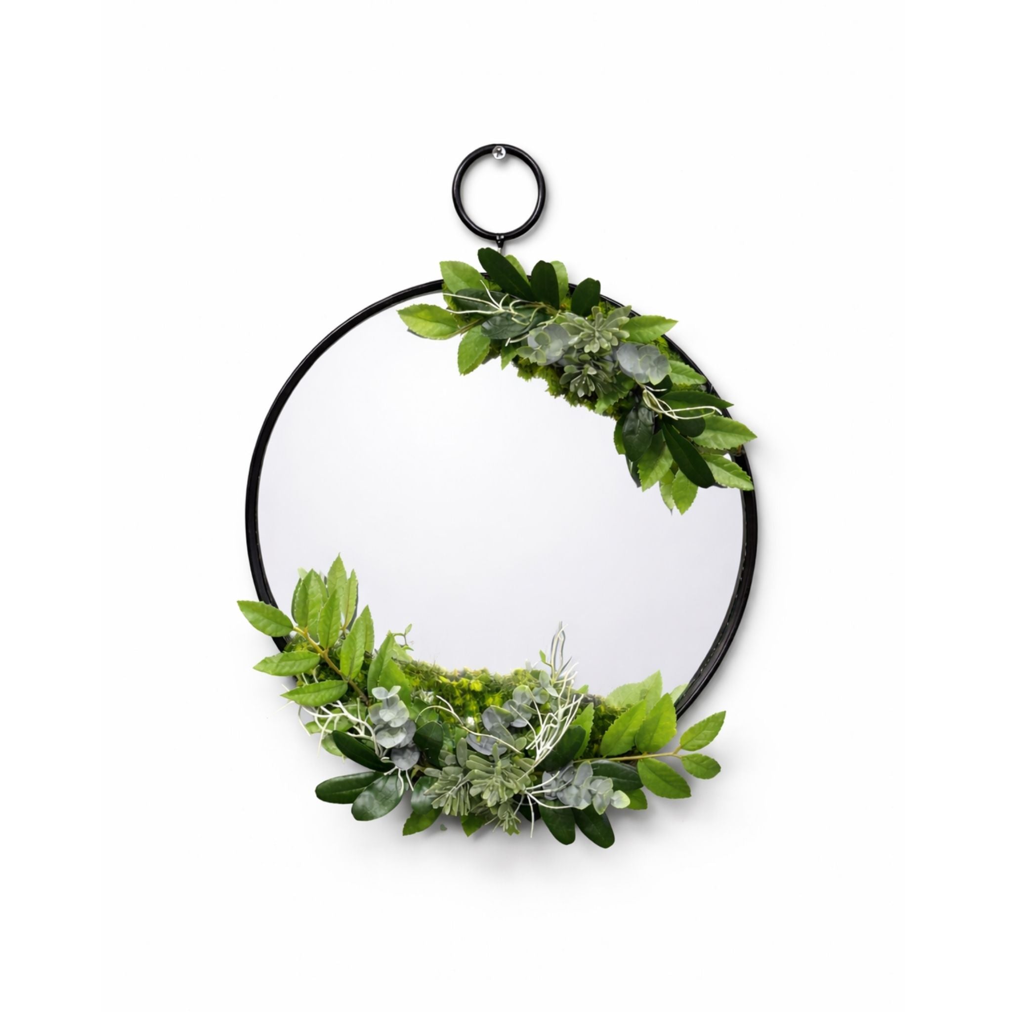 Miroir végétal Coton 31cm