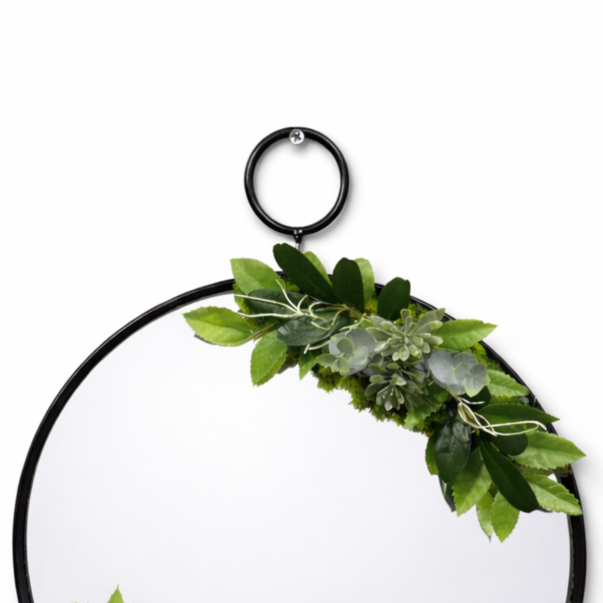 Miroir végétal Coton 31cm